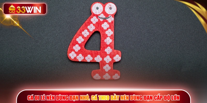 Cá đi lẻ nên dùng đạn nhỏ, cá theo bầy nên dùng đạn cấp độ lớn
