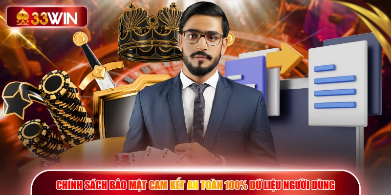 Chính sách bảo mật cam kết an toàn 100% dữ liệu người dùng